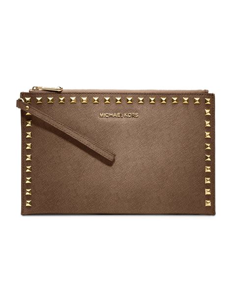 michael kors clutch sale|michael kors studded clutch.